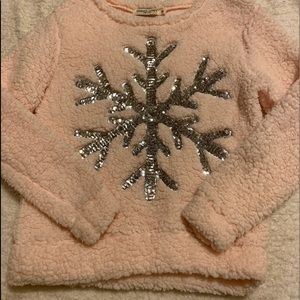 Light Pink Plush Sweater
